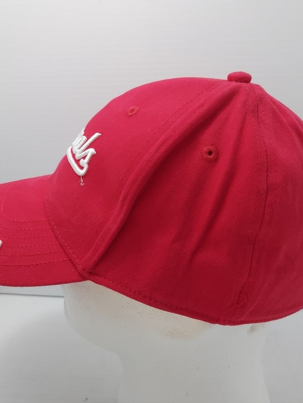 Red "Nationals" Script Baseball Cap - Picture 7 of 13